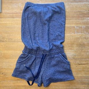 Strapless beach onesie cover up